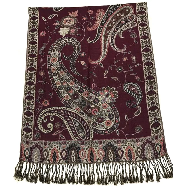 New Style 32 Models Winter Warm Fashion Metallic Gold Lurex Jacquard Shawl Pashmina stole scarf