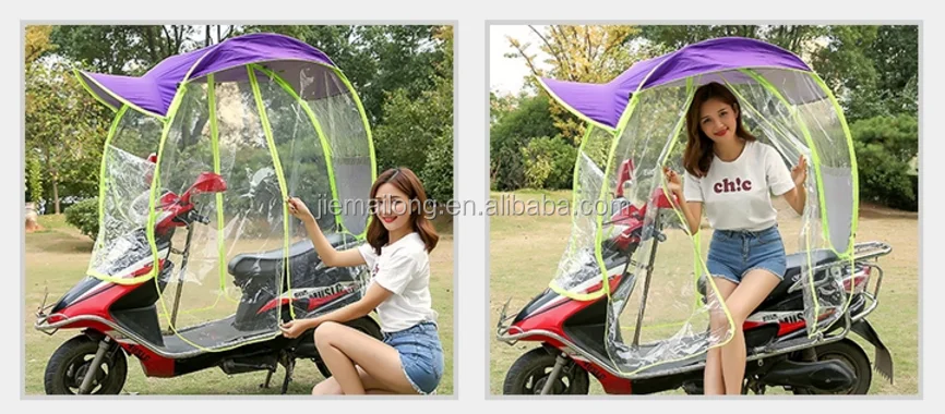 windproof electric bike umbrella scooter bicycle Outdoor Beach Bike Rain electrical bike umbrella