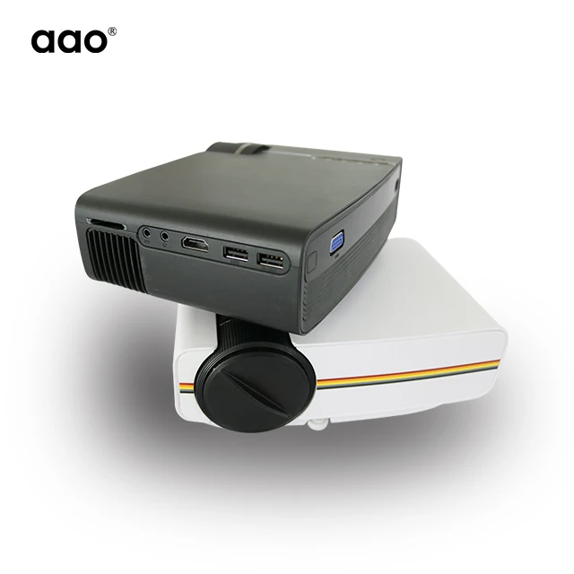 rohs mini led projector with lowest price YG410 smart mini projector of AAO YG series items