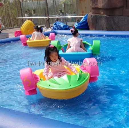 
Inflatable water pool for cheap kids hand aqua cycle paddle boat 