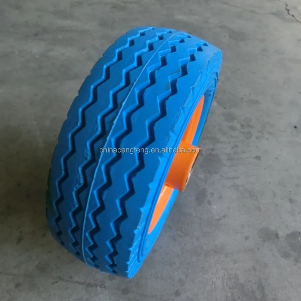 
6x2 PU foam wheel polyurethane foam tire 6 inch 