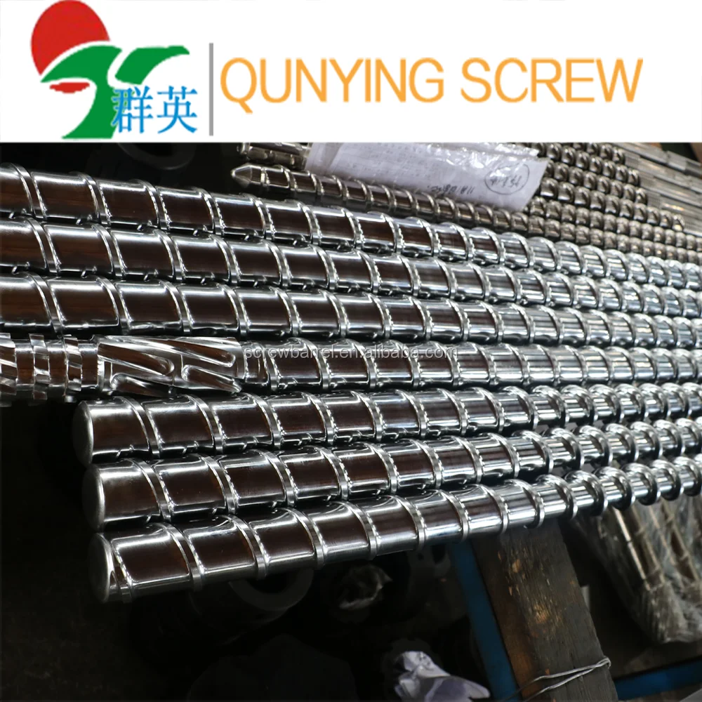 Pp pe recycled extruder machine for pellet barrel screw barrel for pellet