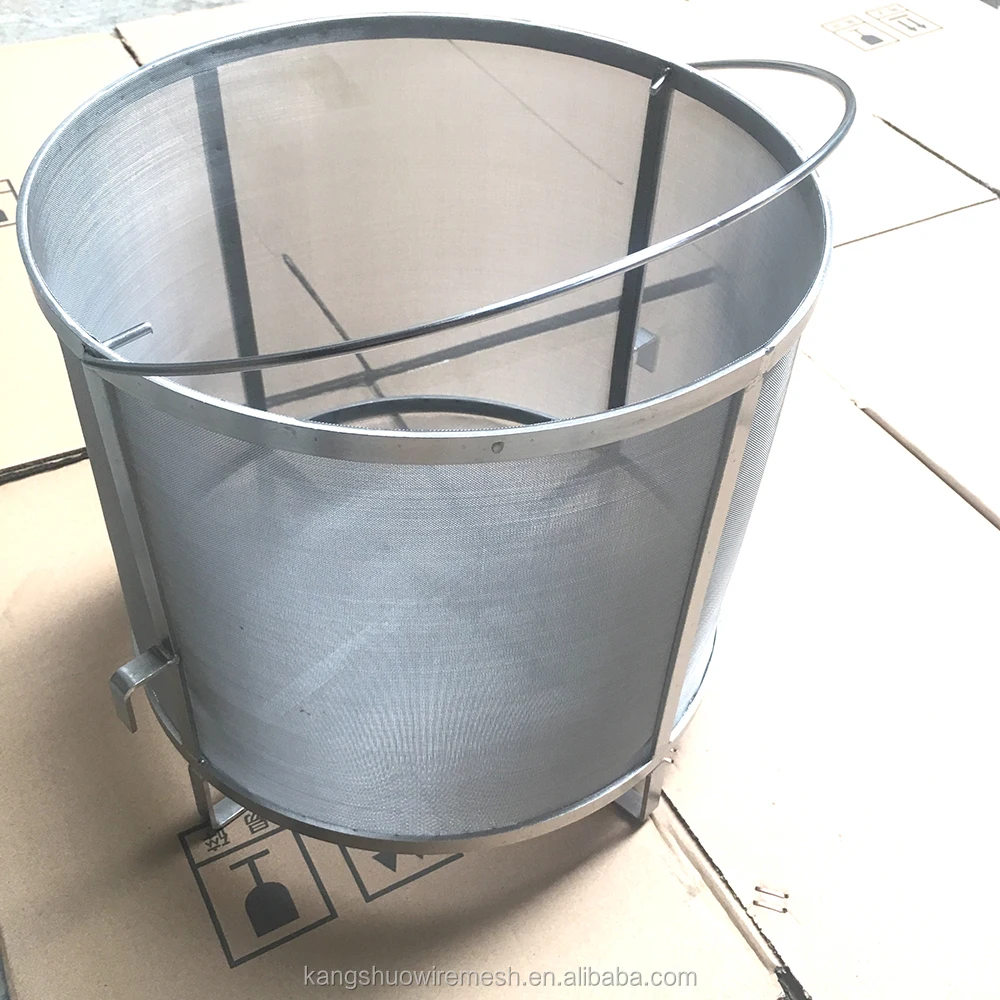 304 Stainless Steel Beer strainer Bucket Filter wire mesh