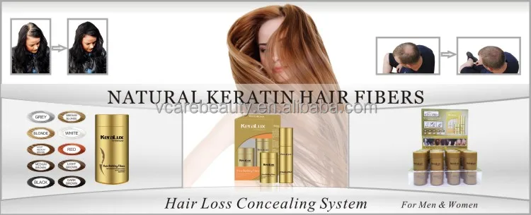 best China guangzhou manufacturer 100% natural keratin bulk hair bald cotton fibers