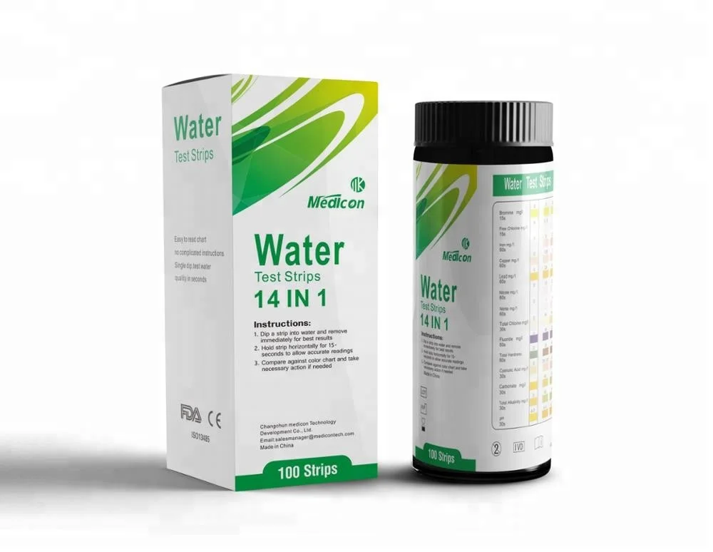 MDK Professional Water Test Kits, total hardness test strips CE ISO