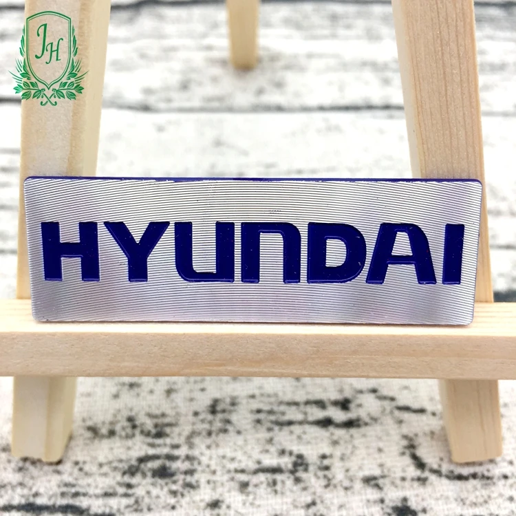 Customized Aluminum Metal Name Plate Stainless Steel Aluminum Engrave Nameplate Metal Brand Name Raised Metal Logo Plates