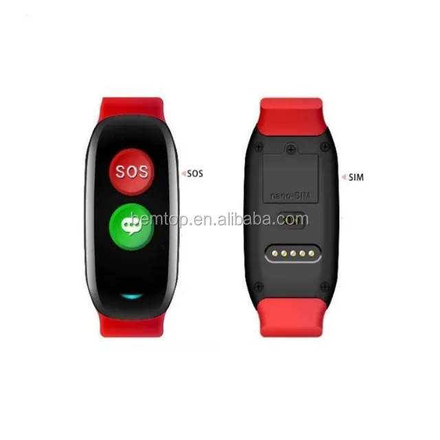 
Old Man Smart band Support GPS WIFI LBS Positioning Device Blood heart rate monitoring Tracker Bracelet Wristband 