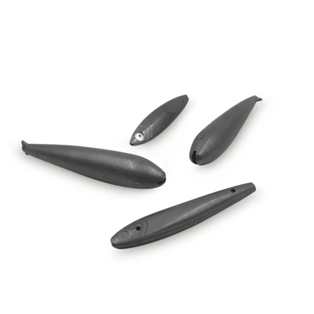 
Tungsten Fish shape worm weight fishing sinkers with swivels 