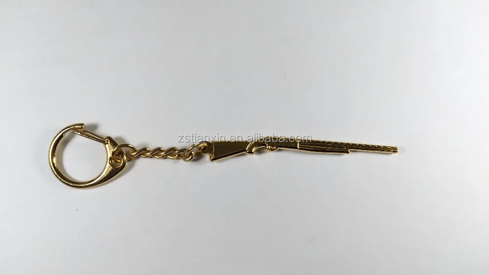 
Gift custom mini gun keychain/ gold metal key chain/metal toy gun keychains 