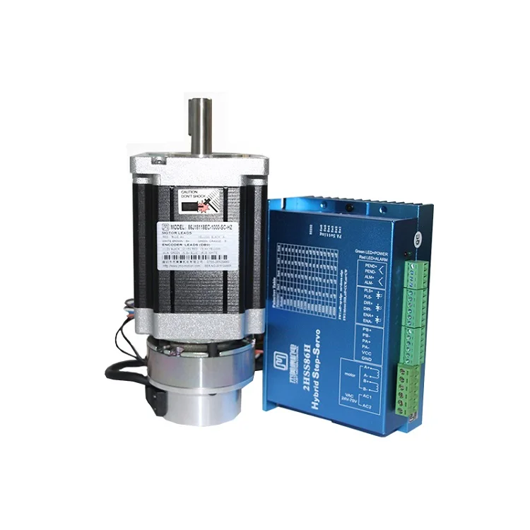 JMC 2-фазный 8.5Nm замкнутый контур шаговый мотор сервопривода и драйвер для ЧПУ комплект 86J18118EC-1000 +