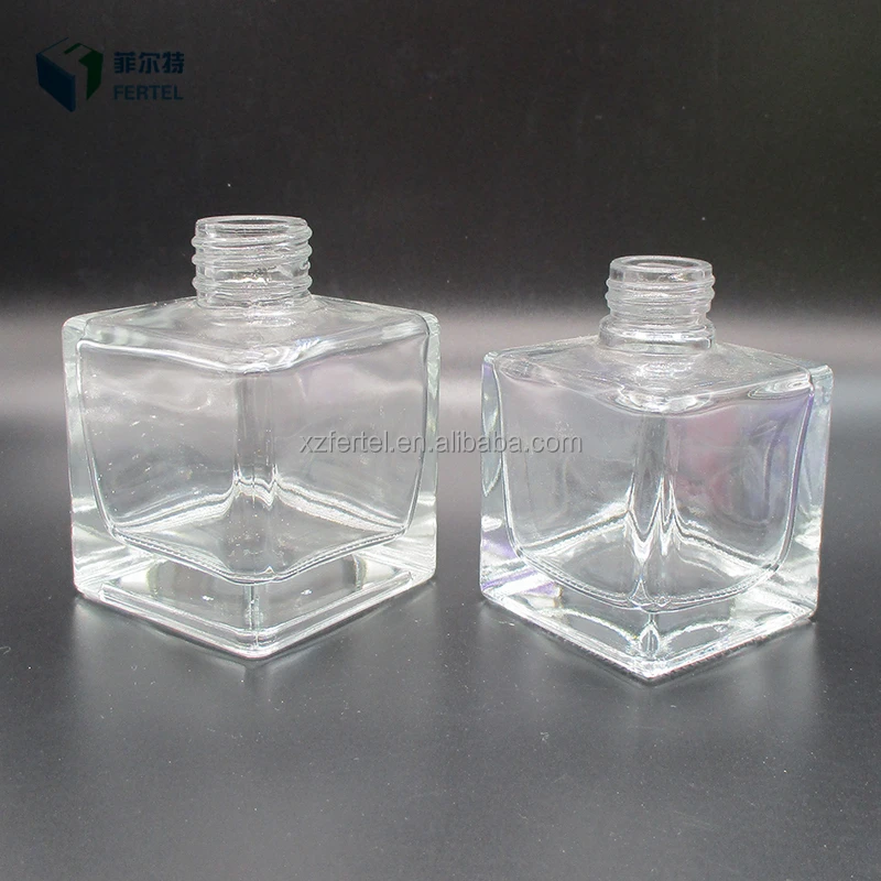 
New 100ml 120ml 150ml Glass square Reed aroma sticks holder diffuser professional Bottle with private label 