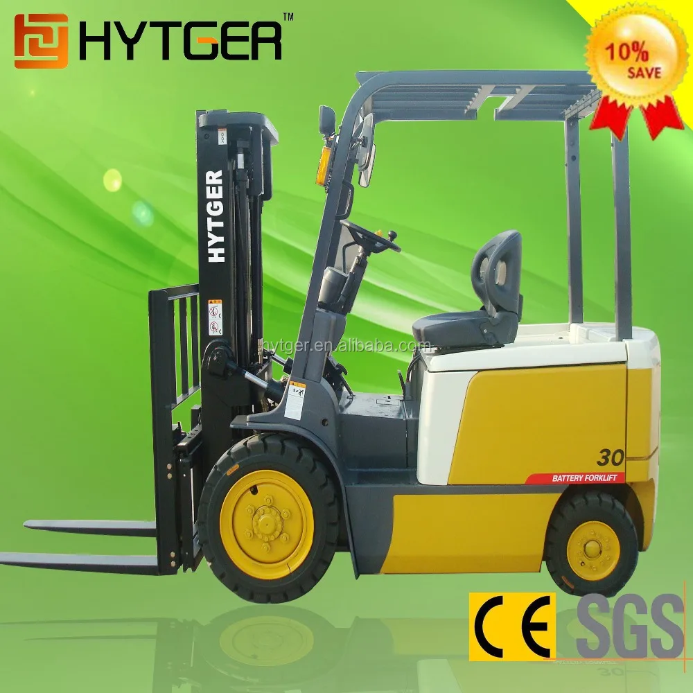 2015 AC motor triplex mast 3ton electric forklift scale