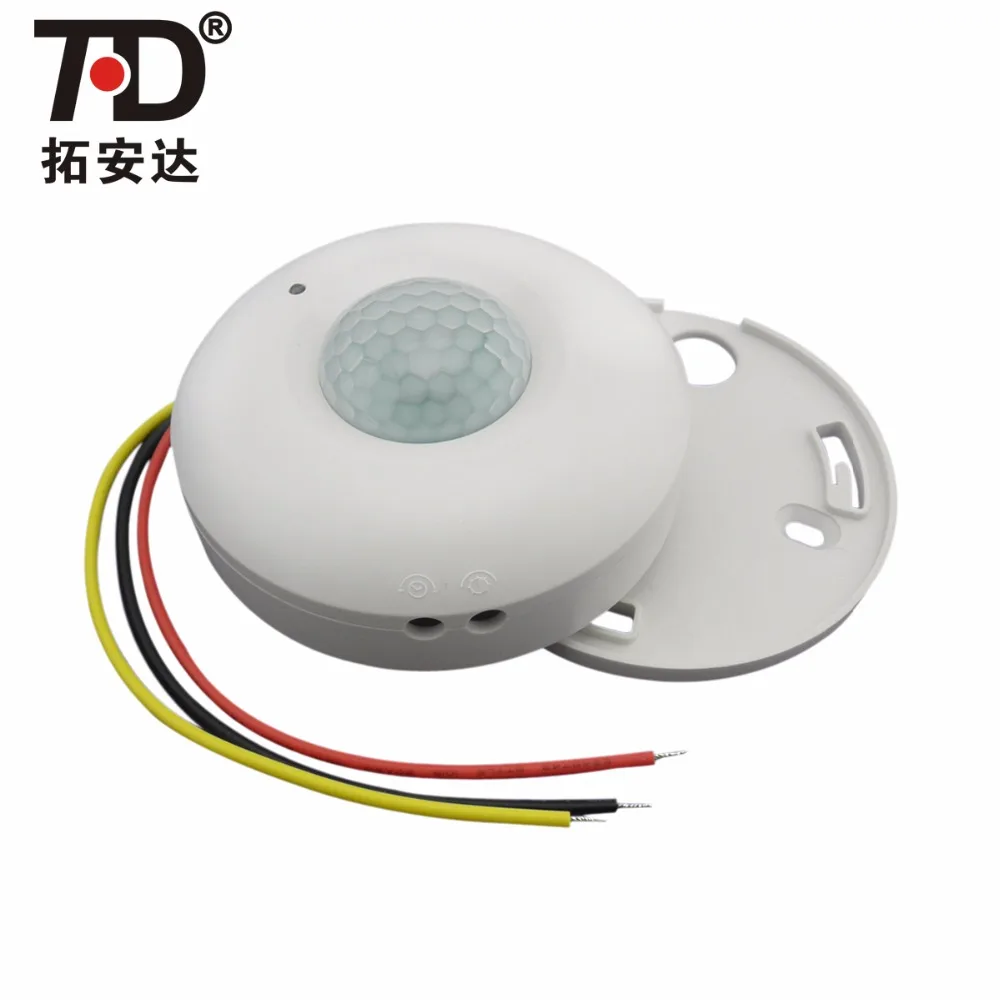 
Supply DC12V Ceiling Mount PIR Infrared Motion Sensor Switch 