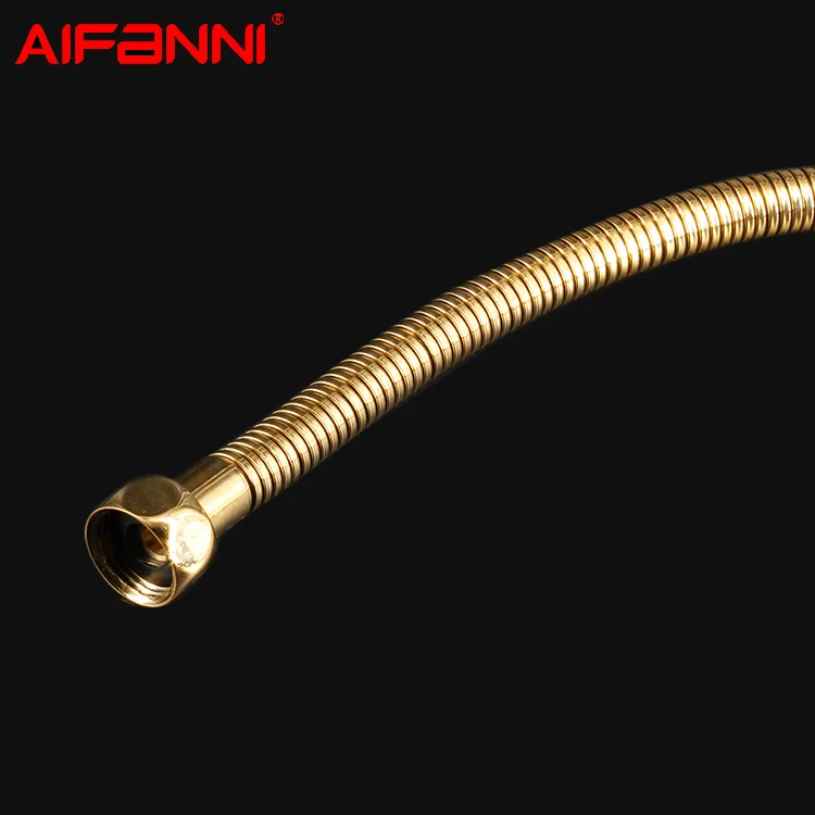 2017 competitive hot product brass double lock shower hose