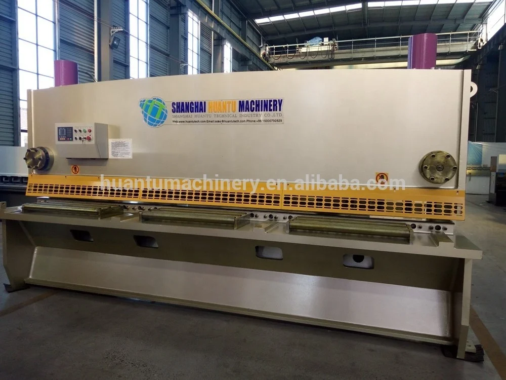 
Shanghai HUANTU cnc guillotine plate sheet shearing machine 
