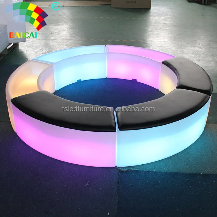 Portable LED Furniture LED Table LED Chairs Light Up Sofa Lounge Bar Sofa bar stool