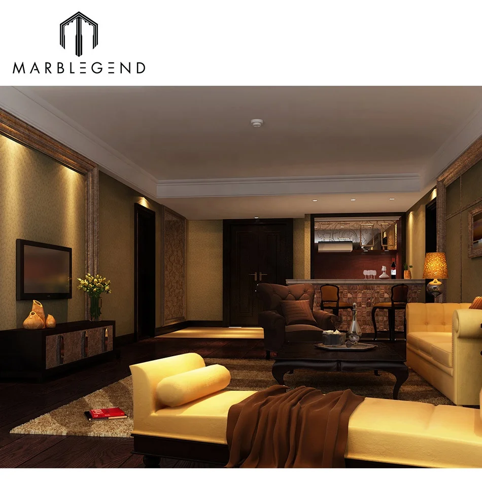 contemporary residential Luxury hotel presidential 3D interior design services