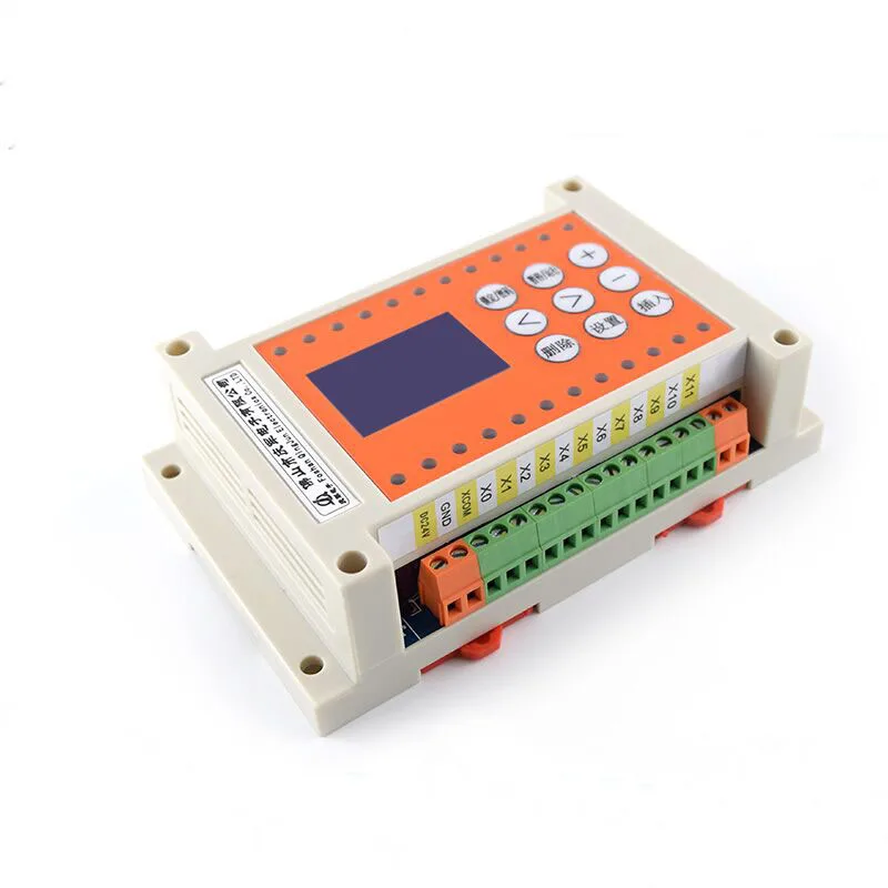 Programmable Time Relay Simple PLC Industrial Controller Machine 12 In 12 Out DC Output Time Relay