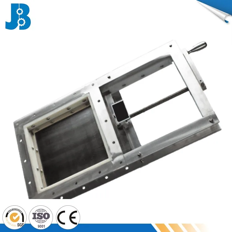 304 stainless steel pneumatic slide gate valve