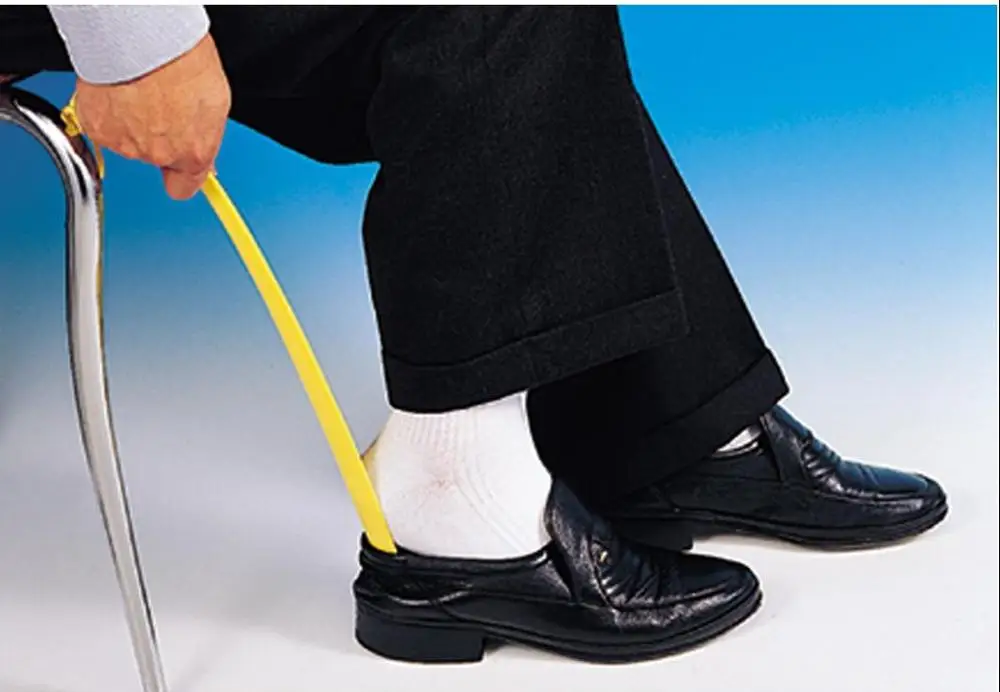 Китай, оптовая продажа, обувной рожок, пластиковый длинный обувной рожок, 57 см