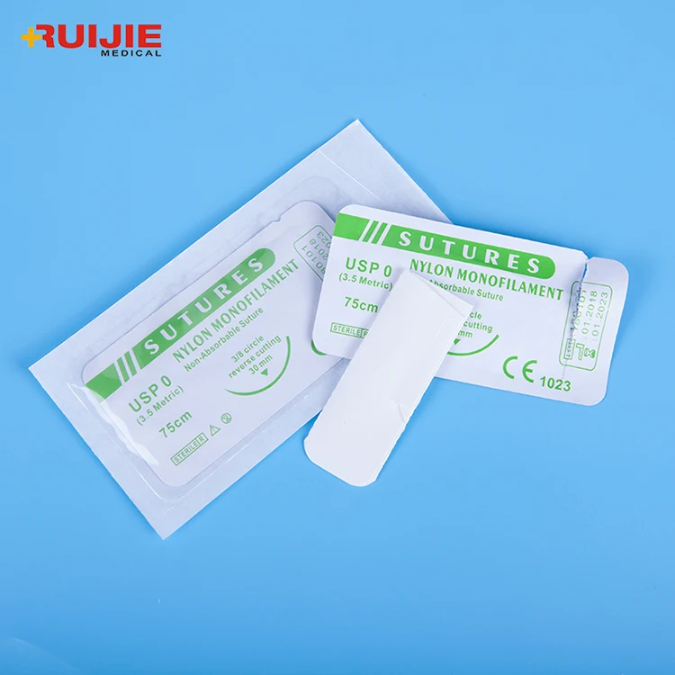 Medical Disposable Suture Nylon 10 0
