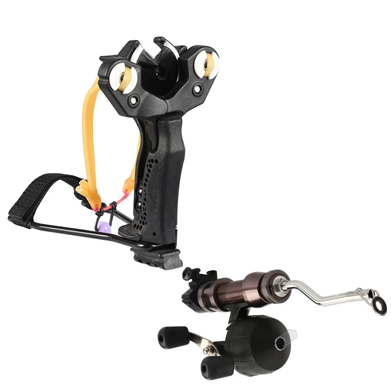 High Velocity Elastic Hunting Fishing Slingshot Catapult Bow Arrow Rest Bow Shooting SlingShot