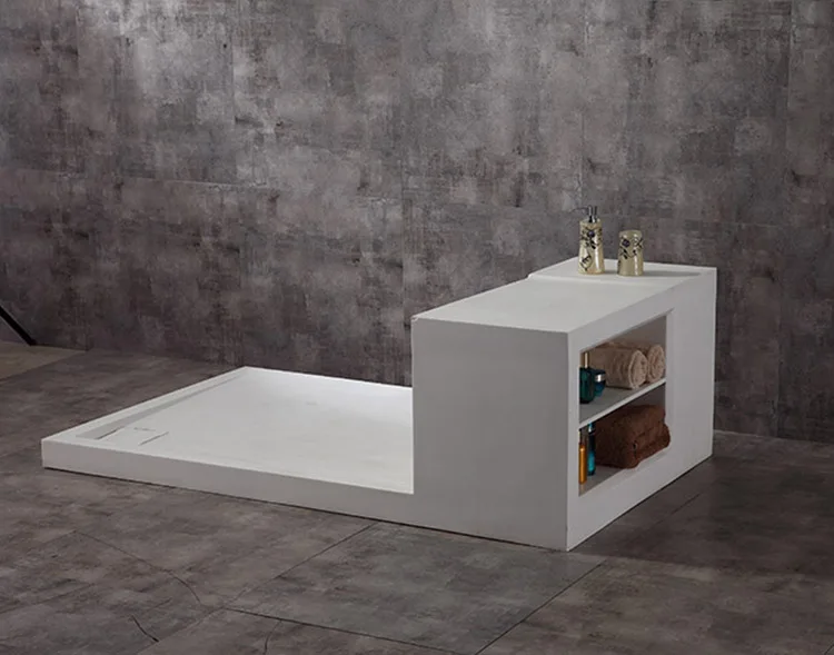 1530 mm rectangular pure acrylic shower base tray, pure acrylic shower tray