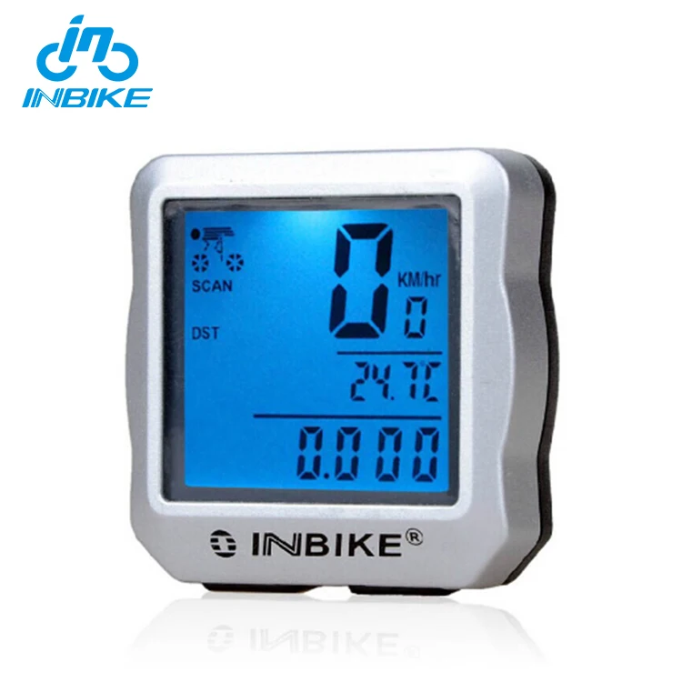 INBIKE Waterproof Battery Wired Bike Bicycle Computer Speedometer