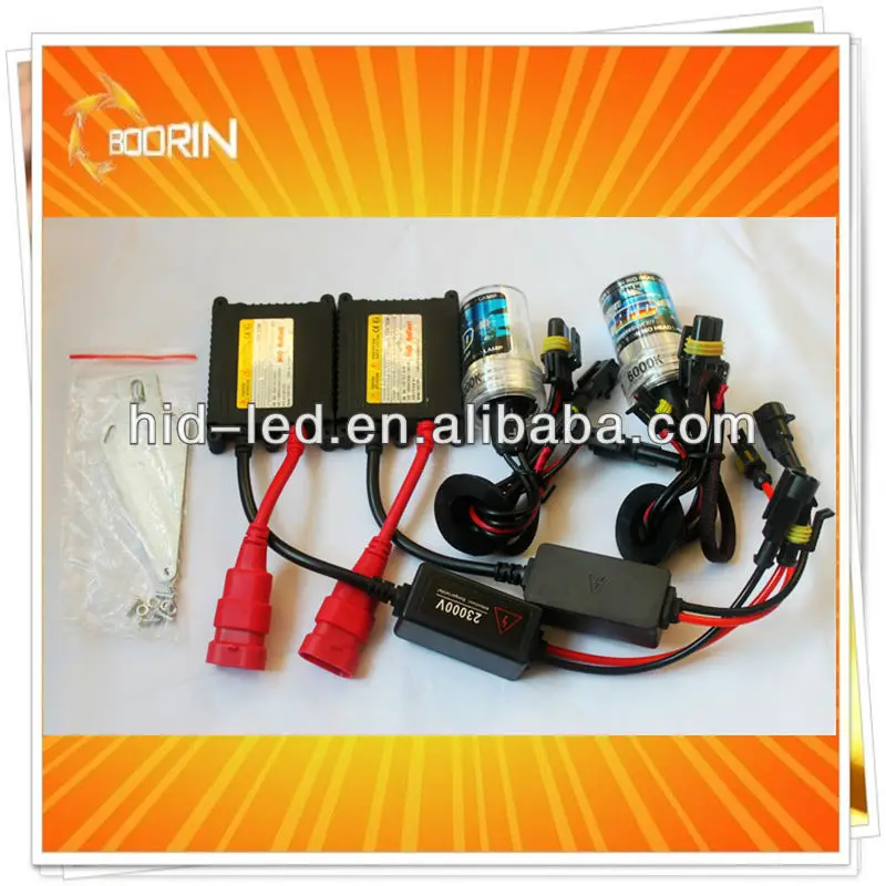 Free Shipping H9 HID Xenon Kit 12V 35W Slim Kit 4300K ​​6000K 8000K 10000K 12000K 30000K