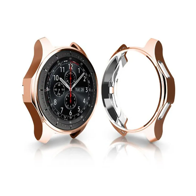 for Samsung Gear S3 Case Soft TPU Plated Protector Case for Gear S3 Frontier All-Around Protective Frame