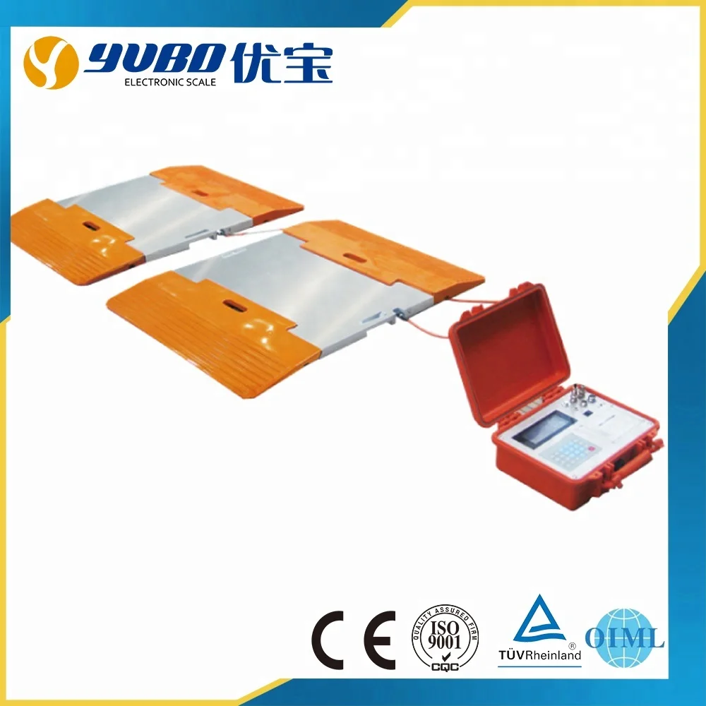 portable car axle truck weighing pads