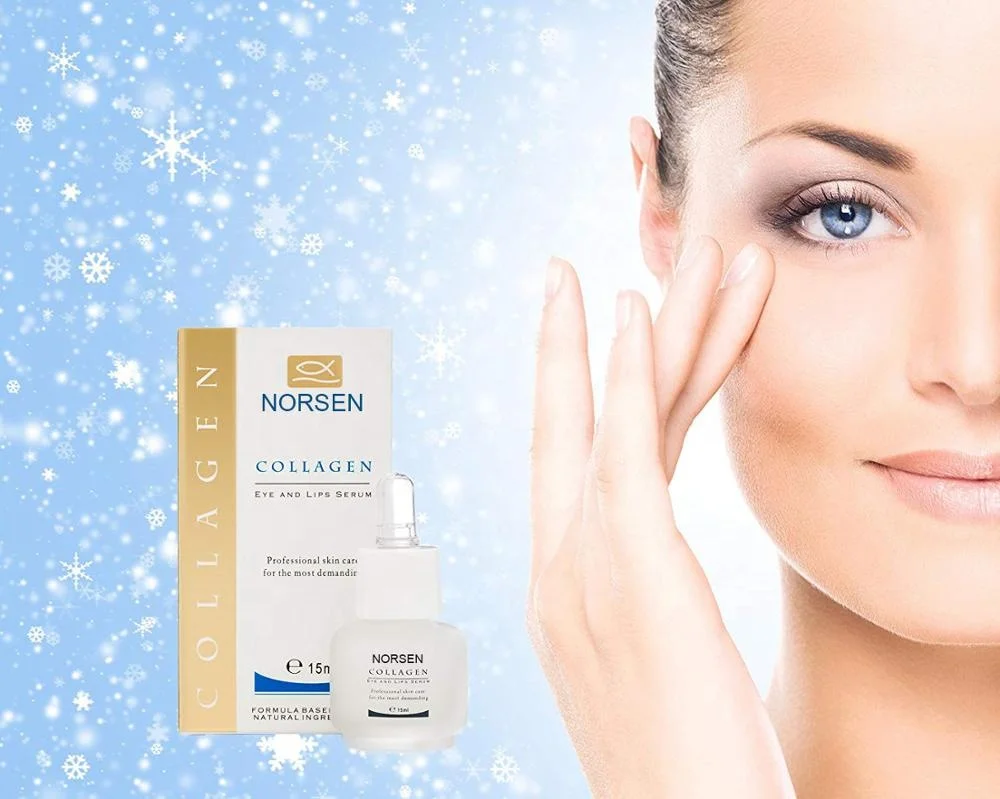 Organic Moisturizing Anti Aging Collagen Eye Serum Hot Selling Natural Glass Bottle Liquid Female 3 Years Sample Size 30 Days