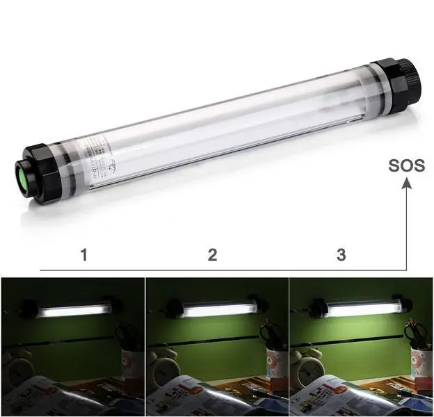 Водонепроницаемый светодиодный фонарик для дайвинга с внешним аккумулятором