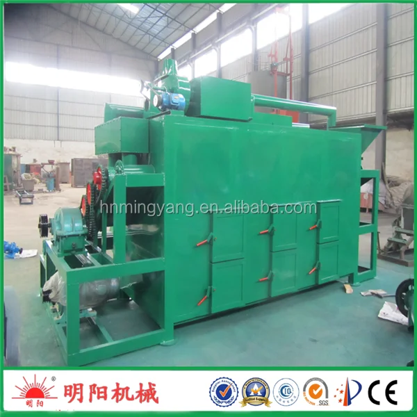 150-180kg/h factory price with CE wood sawdust charcoal smokeless carbonization kiln
