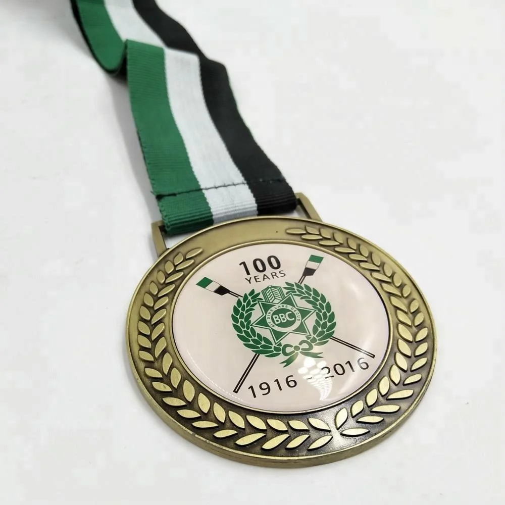 Personalised Engraved Custom Metal Unique Laser Name Blank Medal With Printing Sticker Inserts Logo