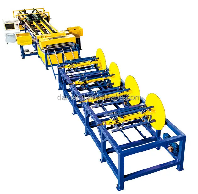 Фабричная производственная линия воздуховодов для квадратных/Прямоугольных Воздуховодов/воздуховодов ОВКВ Автоматическая 2 3 4 5