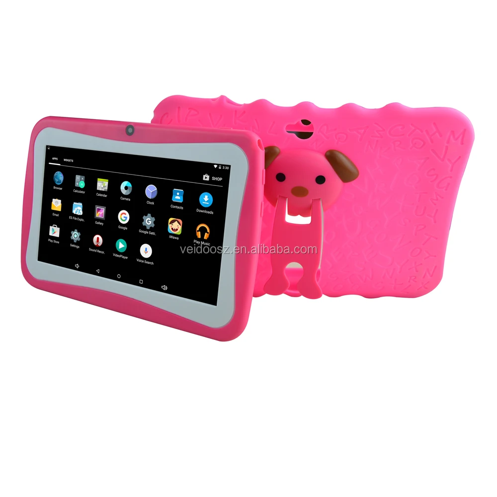 Детский планшет wi-fi 7 дюймов ударостойкий силиконовый чехол ПК