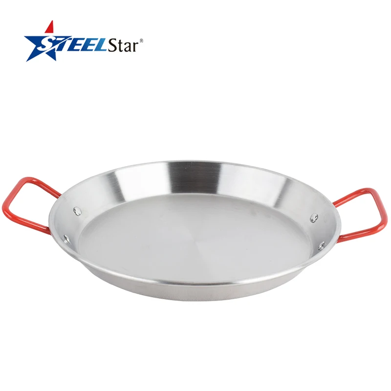 
China Manufacture Stainless Steel paella pan Stainless steel paella seafood pan 