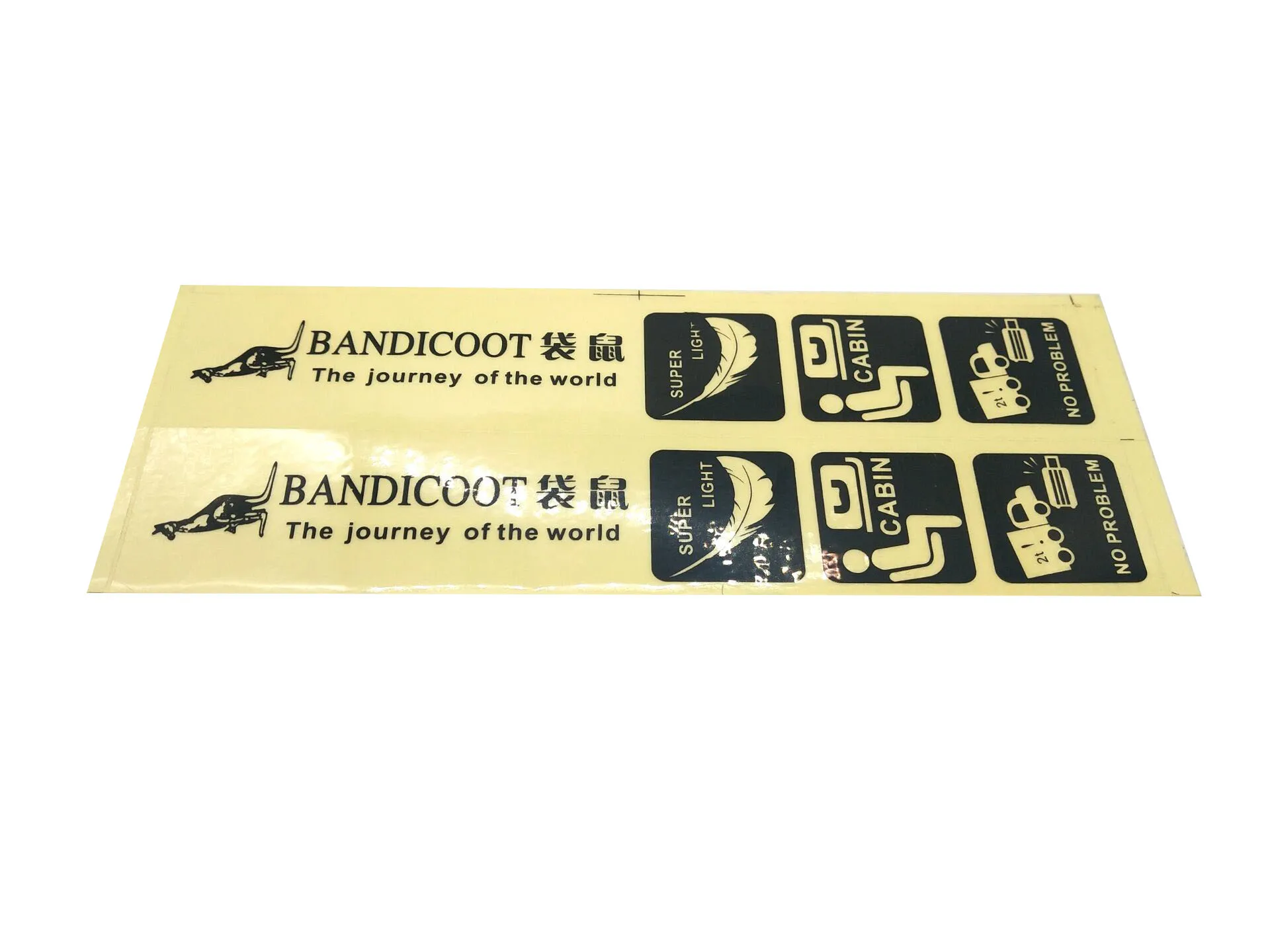 
Custom printing label transparent adhesive sticker 