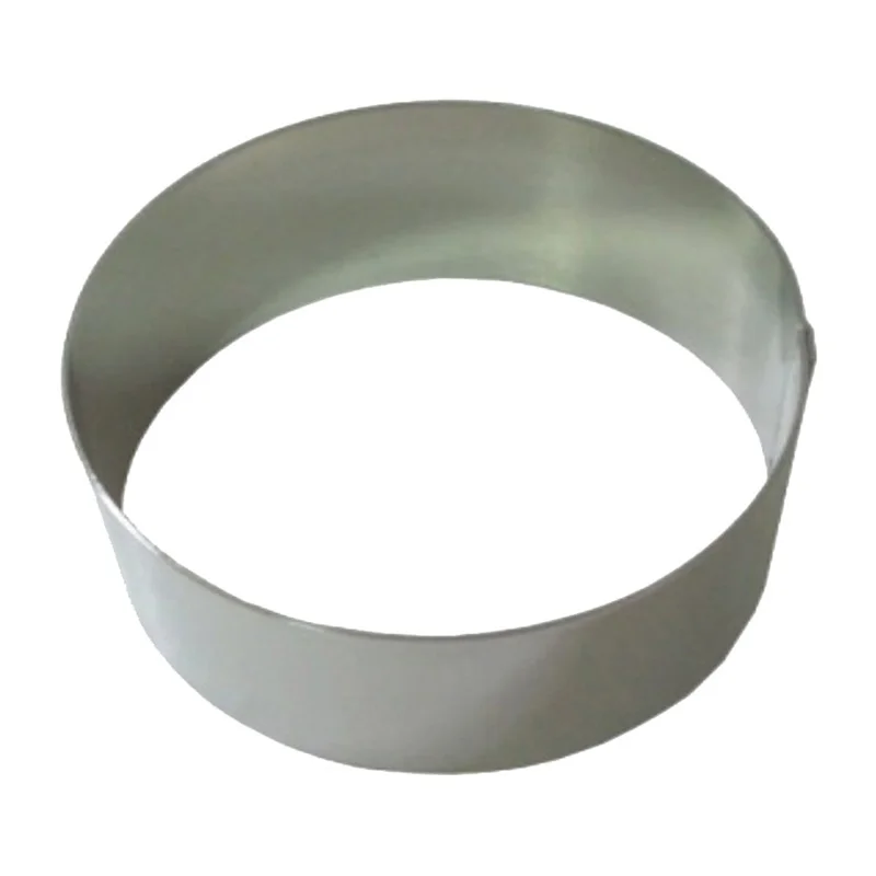 Round Cake Ring Mold, Stainless Steel for Cooking, Baking, Salads, Cakes and Desserts and Food Stacking