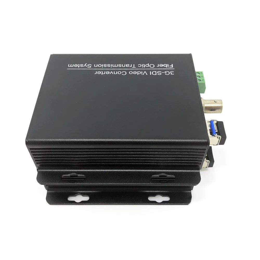 SD-SDI/HD-SDI/3G-SDI video over 1 single core fiber optic converter hd-sdi video transmitter