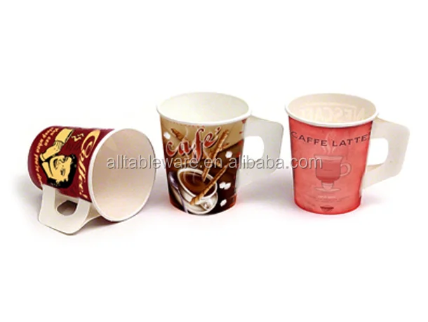 handle paper cup,paper cup with handle
