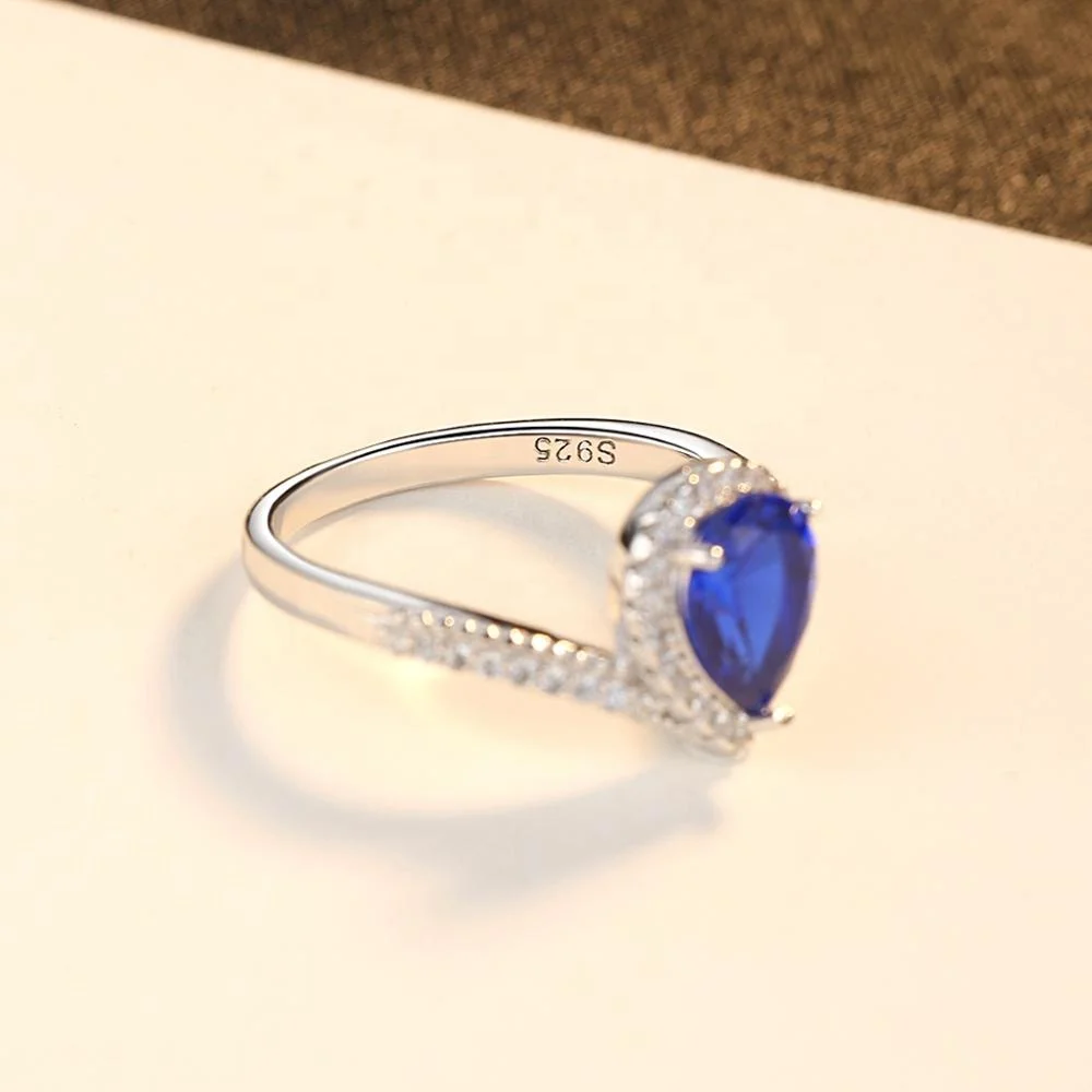 CZCITY Gemstone Finger Woman Stone Jewelry Square Turkish Natural S925 Geometric Silver Ring 925 Sterling