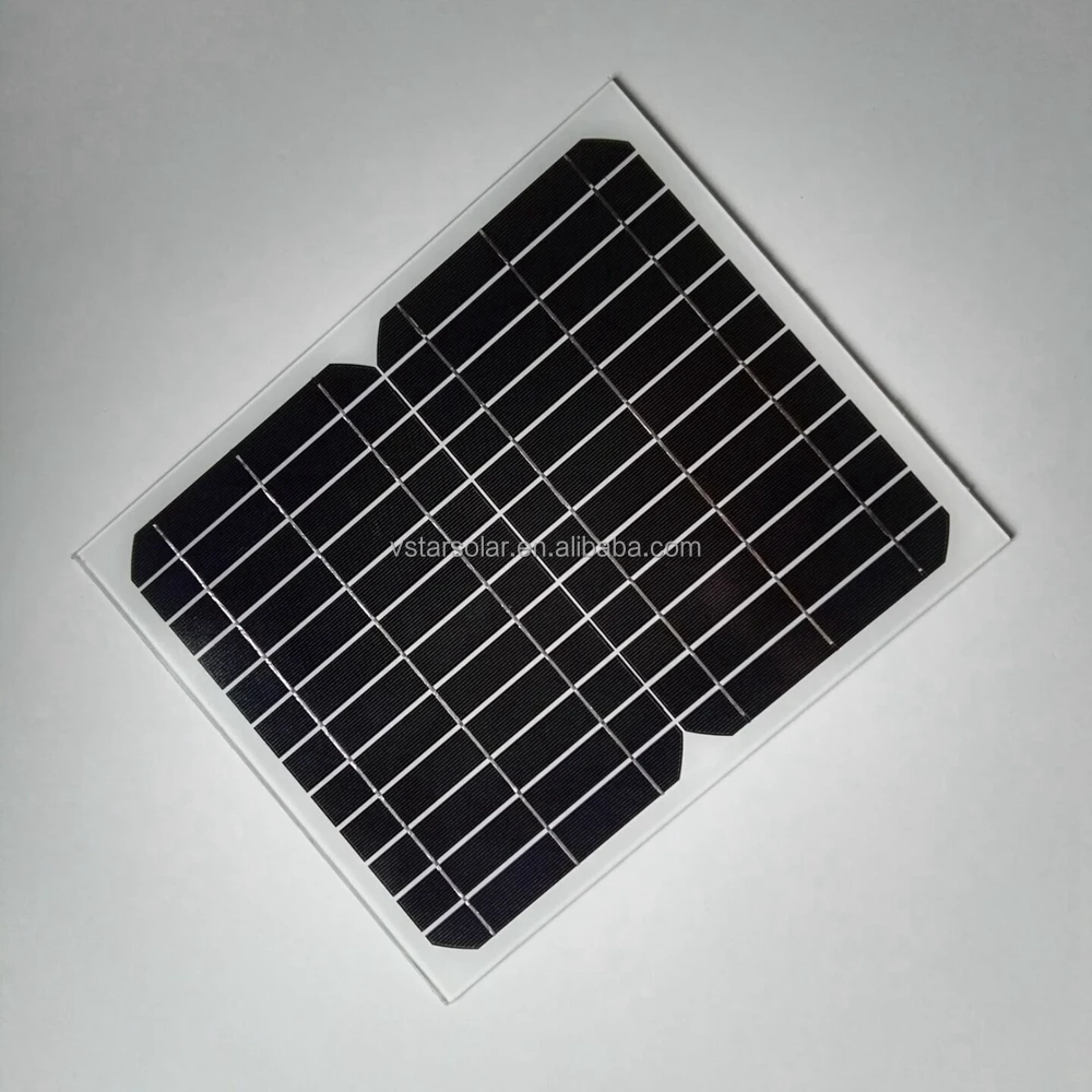 Customized 3W 5W 6W 10W 20W 6V 12V 18V Small Glass laminated Solar Panel with ABS/Aluminum frame with cable+junction box