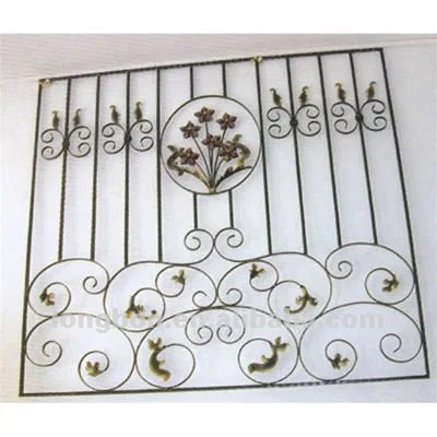 Top-selling modern iron window grill design