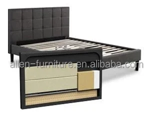 Стеганое изголовье кровати с пуговицами, Королевский, Кинг, черная платформа, кожаная обивка кровати