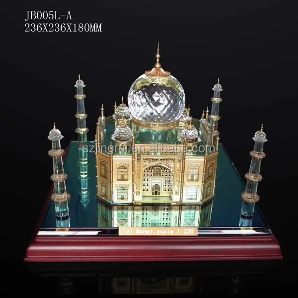 Taj Mahal crystal model