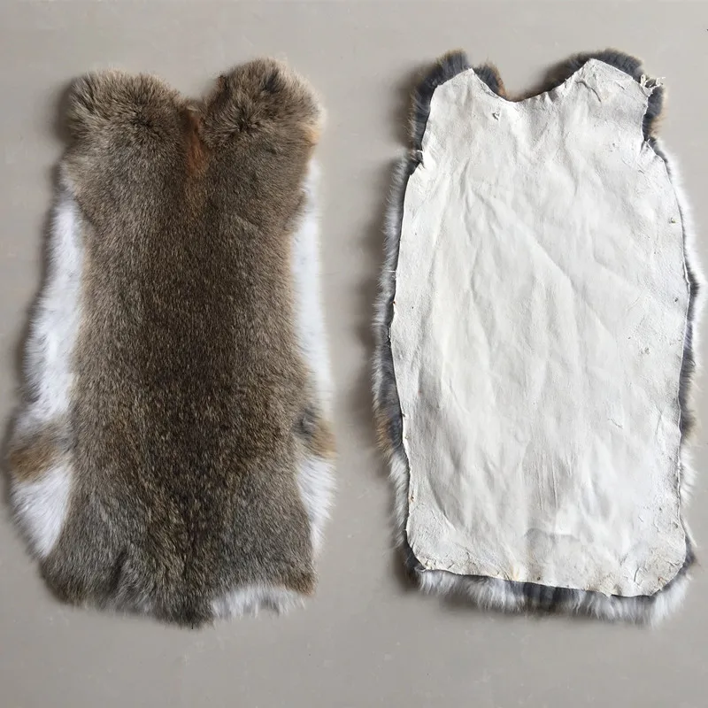 100% Natural Rabbit Fur Skin Rabbit Fur Pelt