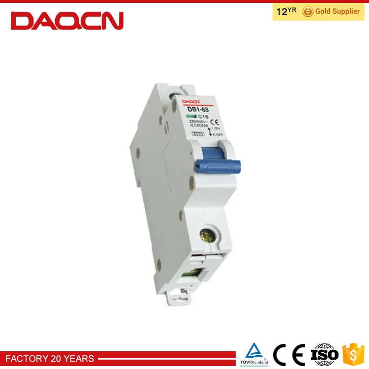Daqcn Лидер продаж DZ47-63 миниатюрный выключатель, mcb