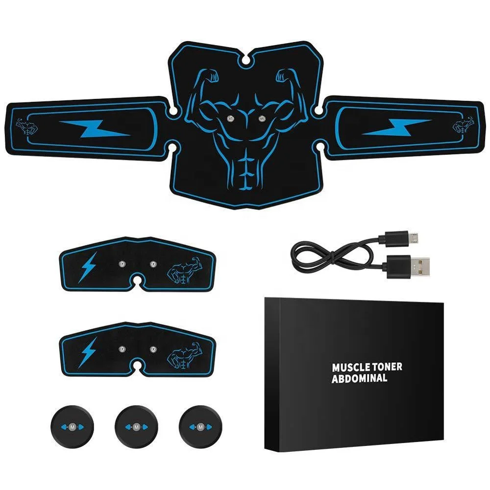 ABS Stimulator Abdominal Muscle Toning Slimming Trainer Sculptor Toner, Arm Leg Waist Fitness Training Gear